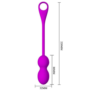 Palline Kegel Vibranti Pretty Love con 12 Funzioni e App Controllo